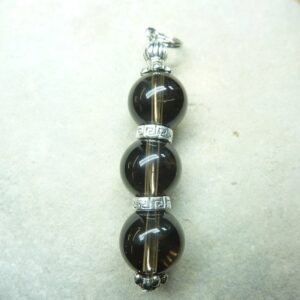 Pendentif larme d'apache obsidienne-perles 10 mm