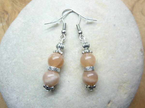 Boucles d'oreilles Pierre de soleil