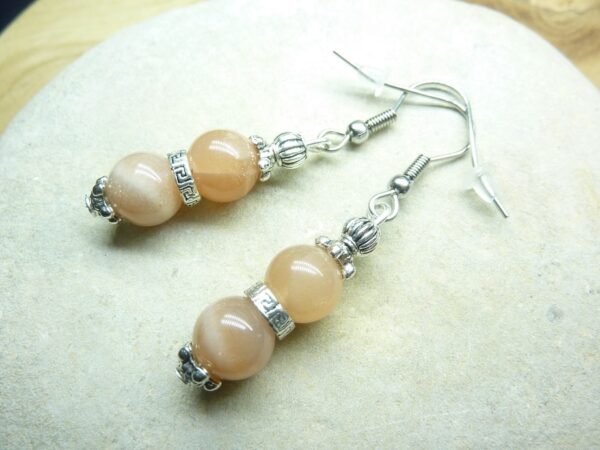 Boucles d'oreilles Pierre de soleil