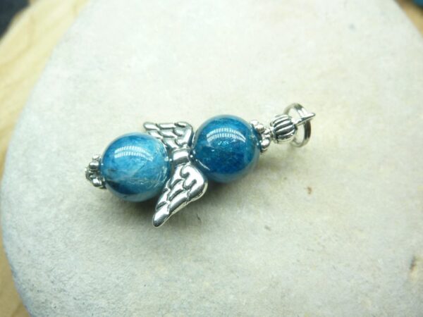 Pendentif Apatite - perles 10 mm