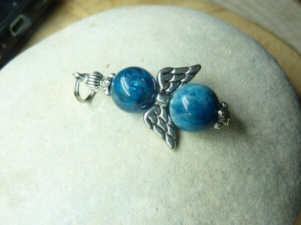 Pendentif Apatite - perles 10 mm