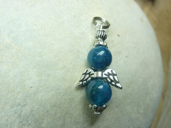 Pendentif Apatite - perles 8 mm