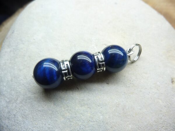 Pendentif Oeil de faucon-perles 10 mm