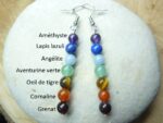 Boucles d'oreilles 7 CHAKRAS
