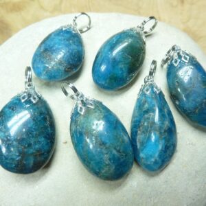 Pendentif Apatite bleue