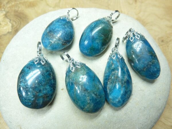 Pendentif Apatite bleue