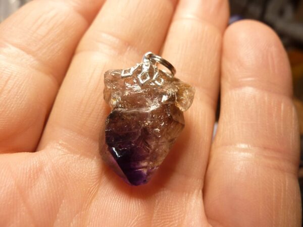 Pendentif Cacoxénite super seven ref 1917