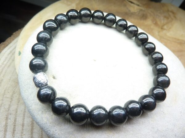 Bracelet Jais-Perles 8 mm