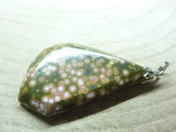 Pendentif Jaspe Océan ref 0612