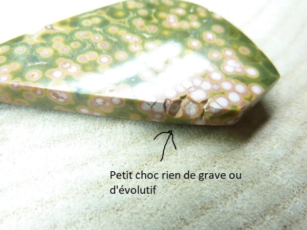 Pendentif Jaspe Océan ref 0612