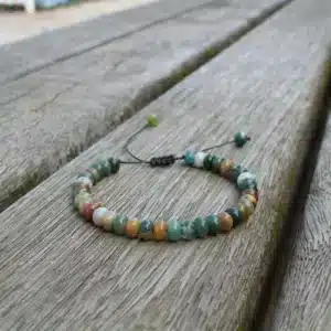 Bracelet agate Indienne réglable 