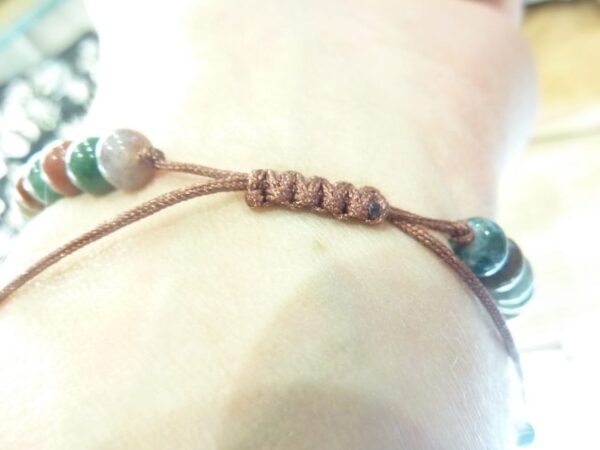 Bracelet agate Indienne réglable