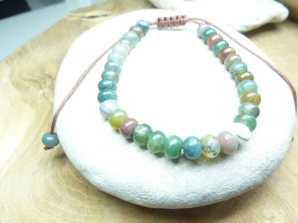 Bracelet agate Indienne réglable