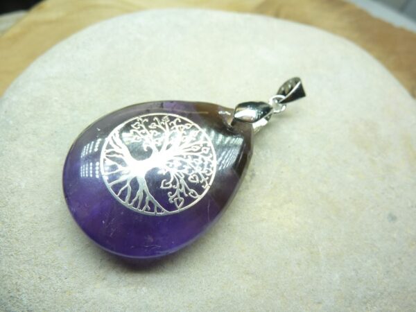 Pendentif Améthyste arbre de vie