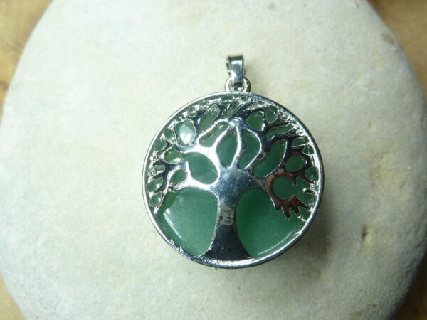Pendentif Aventurine verte arbre de vie