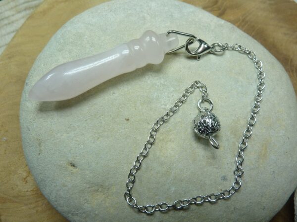 Pendule en Quartz rose Radiesthésie Thot