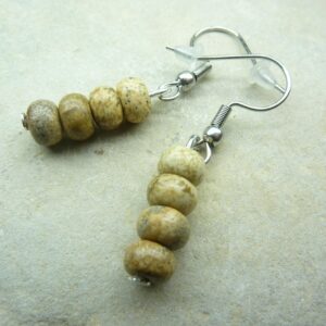 Boucles d'oreilles Jaspe paysage