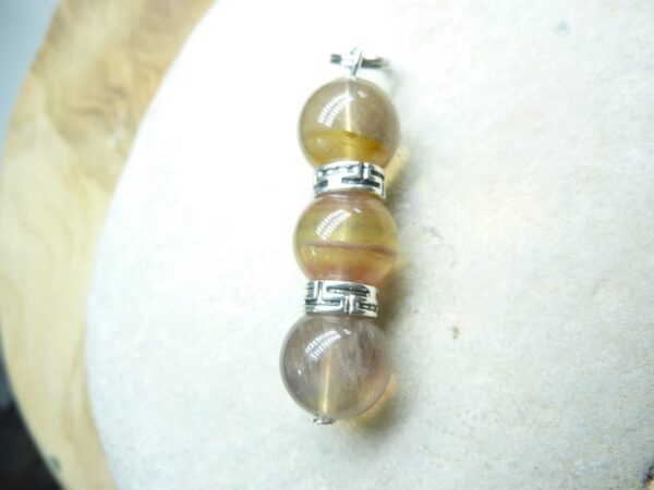 Pendentif Fluorite jaune