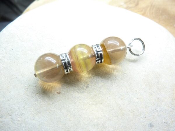 Pendentif Fluorite jaune