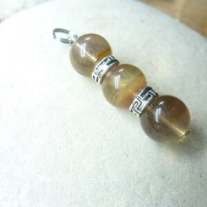 Pendentif Fluorite jaune