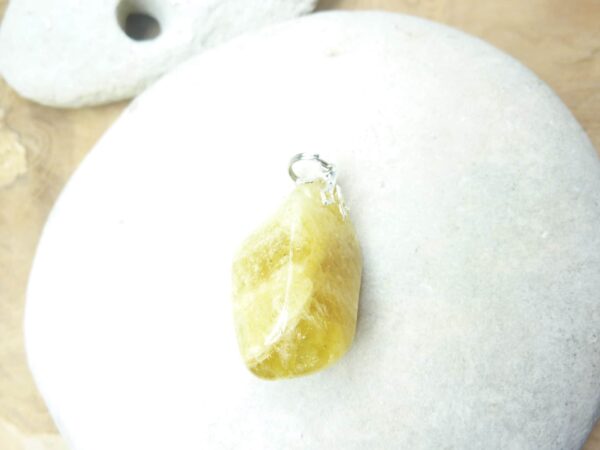 Pendentif Héliodore 10 Fois + plus puissant que la citrine ref 1403