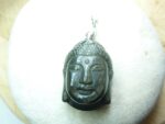 Pendentif Obsidienne dorée-Bouddha ref 3388