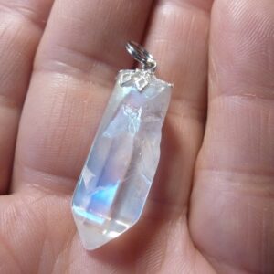 Pendentif Quartz aqua aura ref 3306