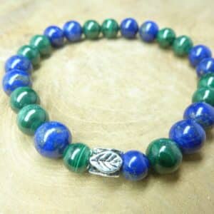 Bracelet Malachite-Lapis lazuli