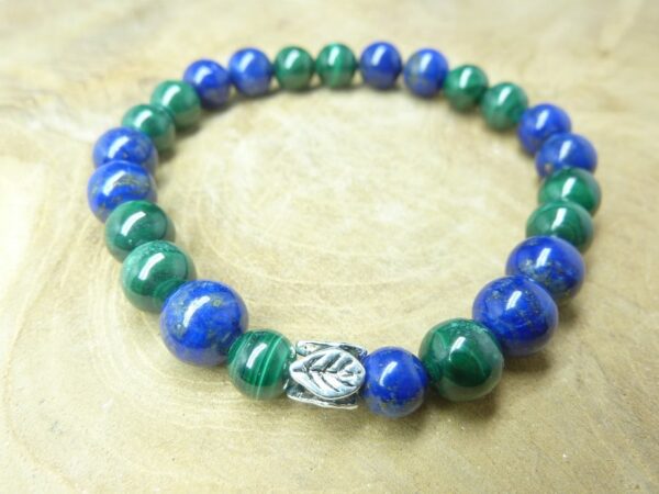 Bracelet Malachite-Lapis lazuli