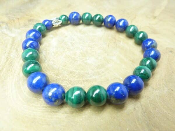 Bracelet Malachite-Lapis lazuli