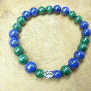 Bracelet Malachite-Lapis lazuli