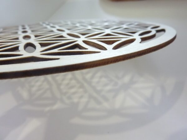 Fleur de vie Plaque de rechargement 20 cm