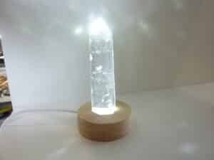 Lampe quartz cristal de roche