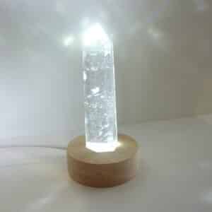 Lampe quartz cristal de roche