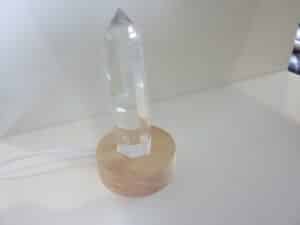 Lampe quartz cristal de roche