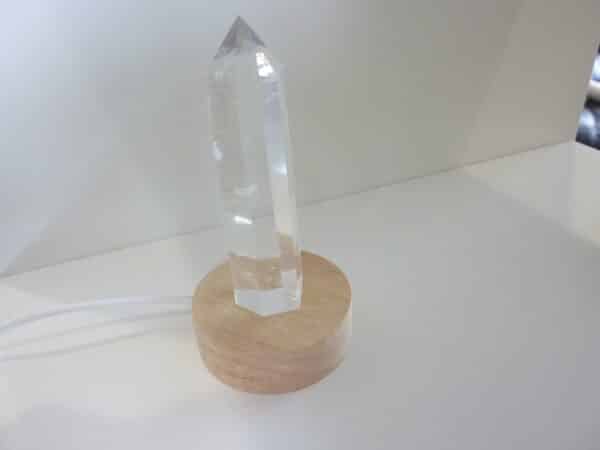 Lampe quartz cristal de roche