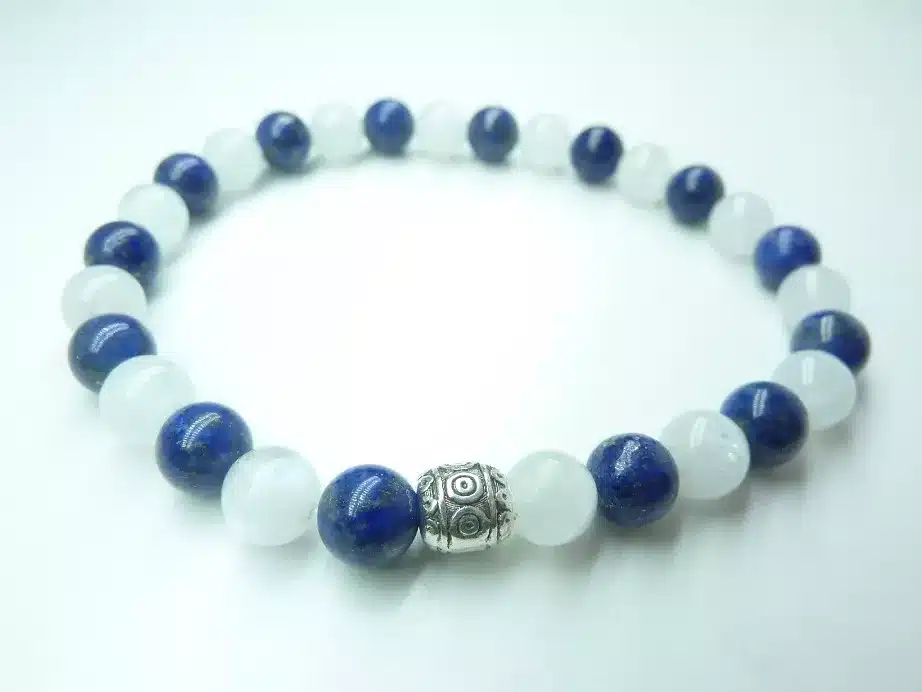 Bracelet Pierre de lune – Lapis lazuli