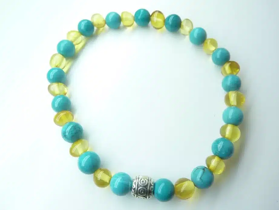 Bracelet Turquoise – Ambre de la Baltique