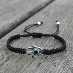 Bracelet main de Fatma Hamsa mauvais oeil protection