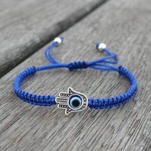 Bracelet main de Fatma Hamsa mauvais oeil protection