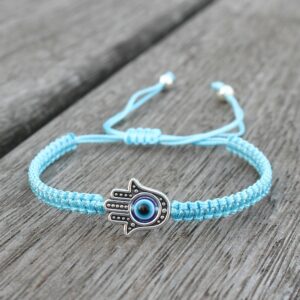 Bracelet main de Fatma Hamsa mauvais oeil protection