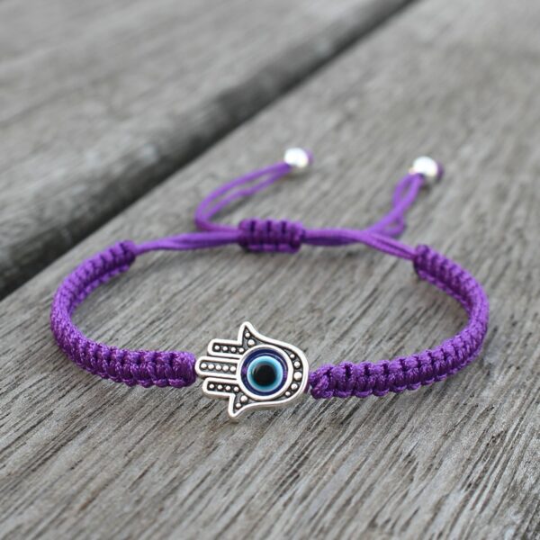 Bracelet main de Fatma Hamsa mauvais oeil protection