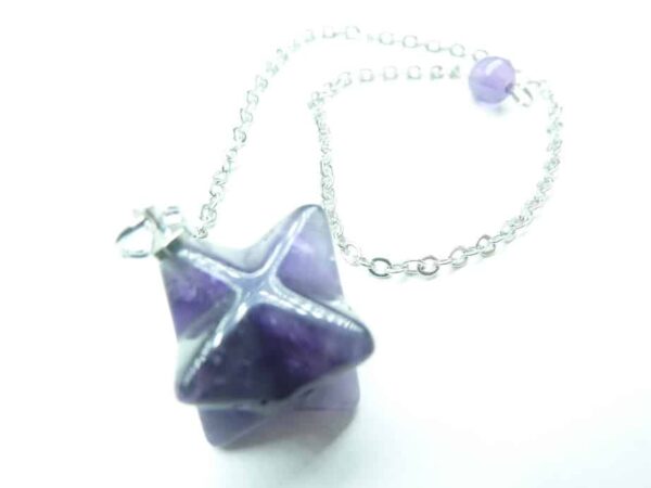 Pendule Merkaba – Améthyste Radiesthésie