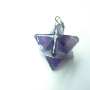 Pendentif Merkaba - Améthsyte