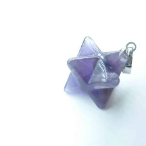 Pendentif Merkaba - Améthsyte