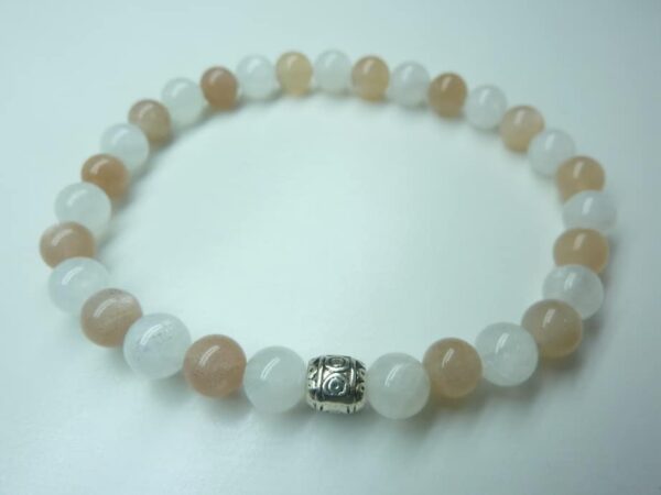 Bracelet Pierre de lune - Pierre de soleil