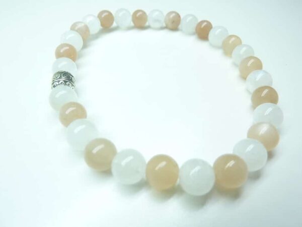 Bracelet Pierre de lune - Pierre de soleil