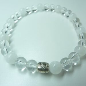 Bracelet Pierre de lune – Quartz cristal de roche