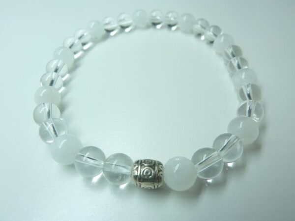 Bracelet Pierre de lune – Quartz cristal de roche