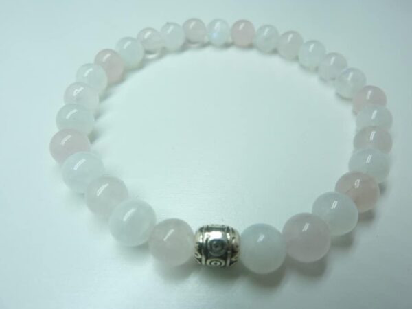 Bracelet Pierre de lune – Quartz rose
